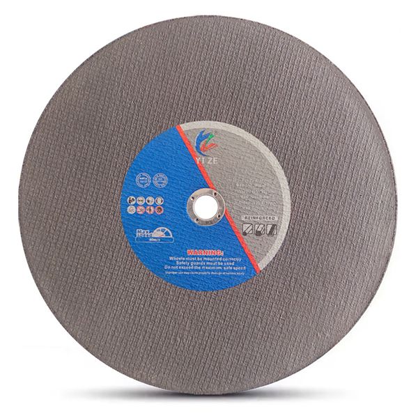 14 inch EU type resin grinding wheel 350x3.0x25.4mm, white background