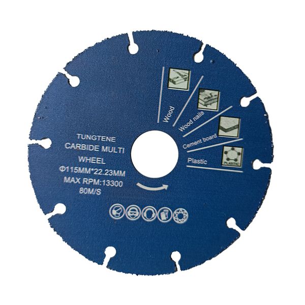 115mm tungsten carbide multi-wheel cutting disc for angle grinder.