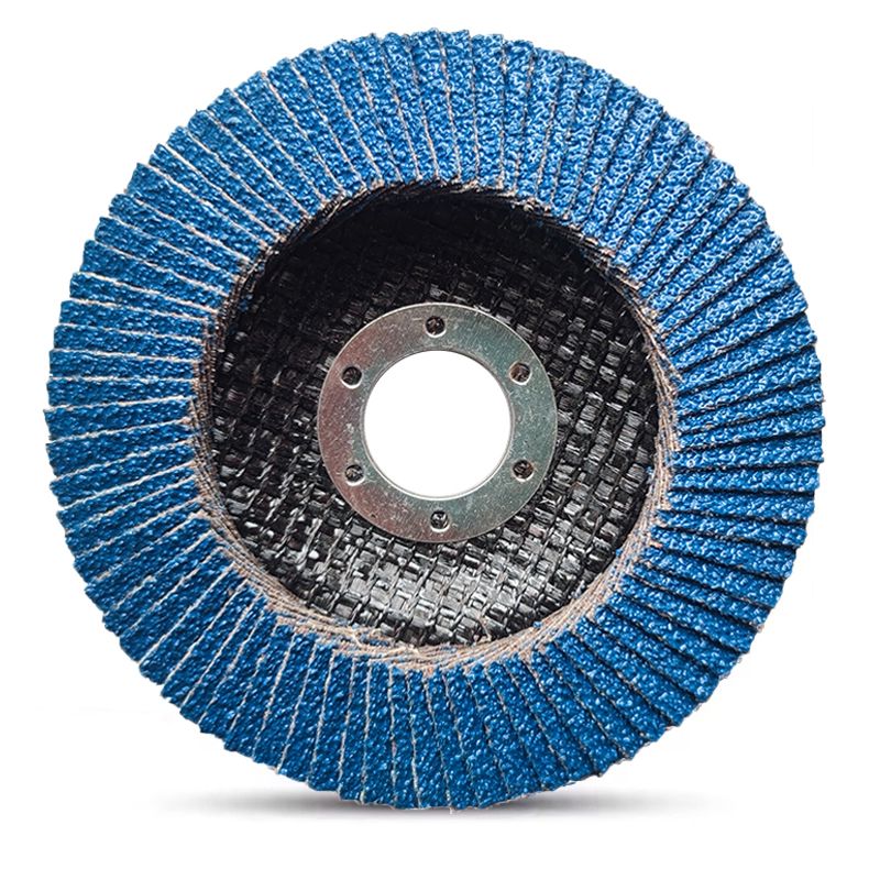 4.5 Inch 115x22mm Blue Flap Disc, Calcined Alumina | Kingcattle KX563