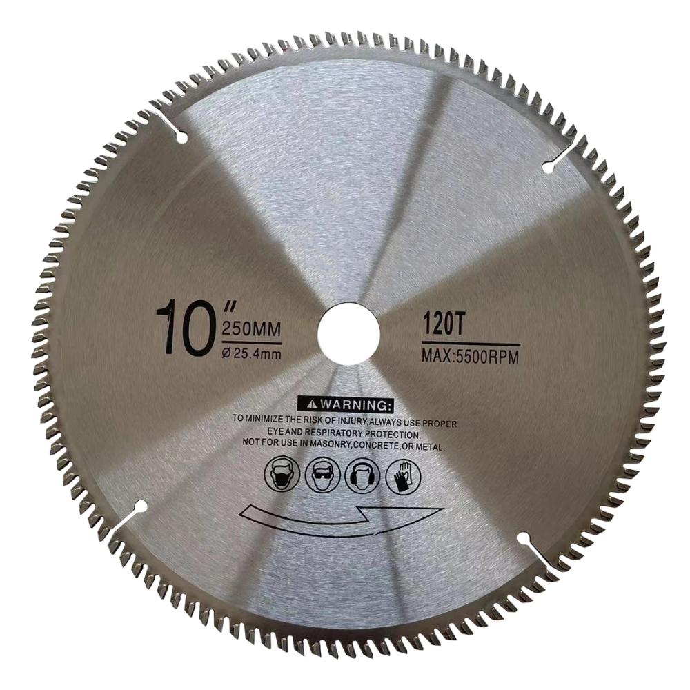 10 inch 250mm 120T circular saw blade for ultra-fine precision wood finishing