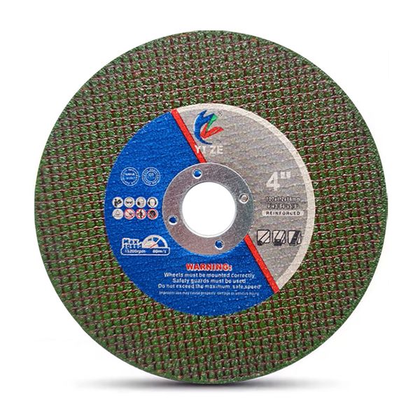 4 inch 107x1.0x16 green double mesh cutting wheel