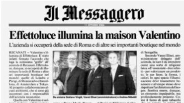 Effetto Luce illumina la maison Valentino