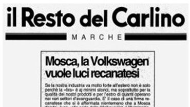 Mosca, la Volkswagen vuole luci recanatesi