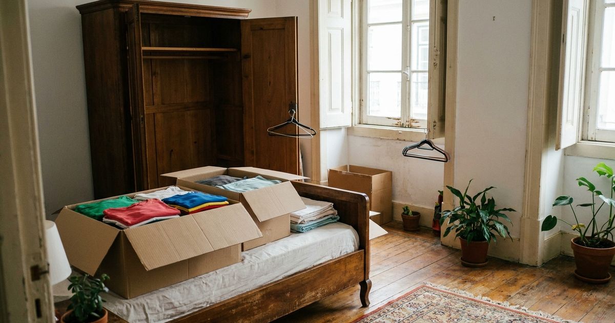 Como embalar roupa e armários numa mudança no Porto e em Gaia