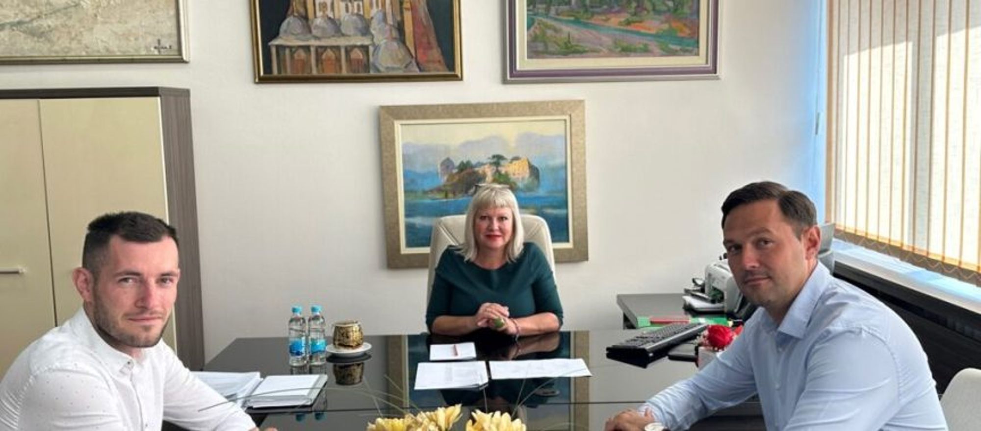 Federalna ministrica kulture i športa Sanja Vlaisavljević sastala se s načelnikom Općine Tomislavgrad Ivanom Buntićem