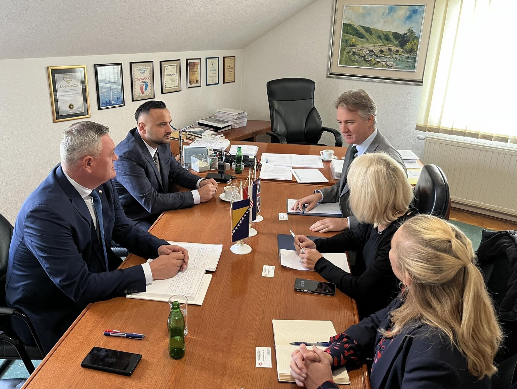 Radni posjet veleposlanika Velike Britanije Hercegbosanskoj Županiji