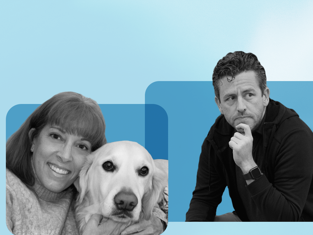 Headshot of Matt Cook and Deb Teirny