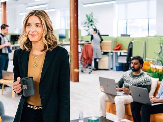 Fay Rotenberg at Firefly's Headquarters in Watertown, MA