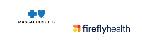 bcbsma and the firefly health logos