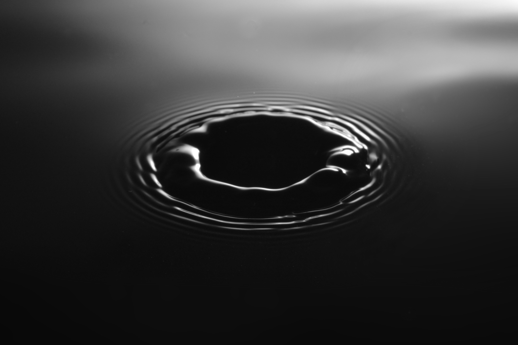 black water ripples