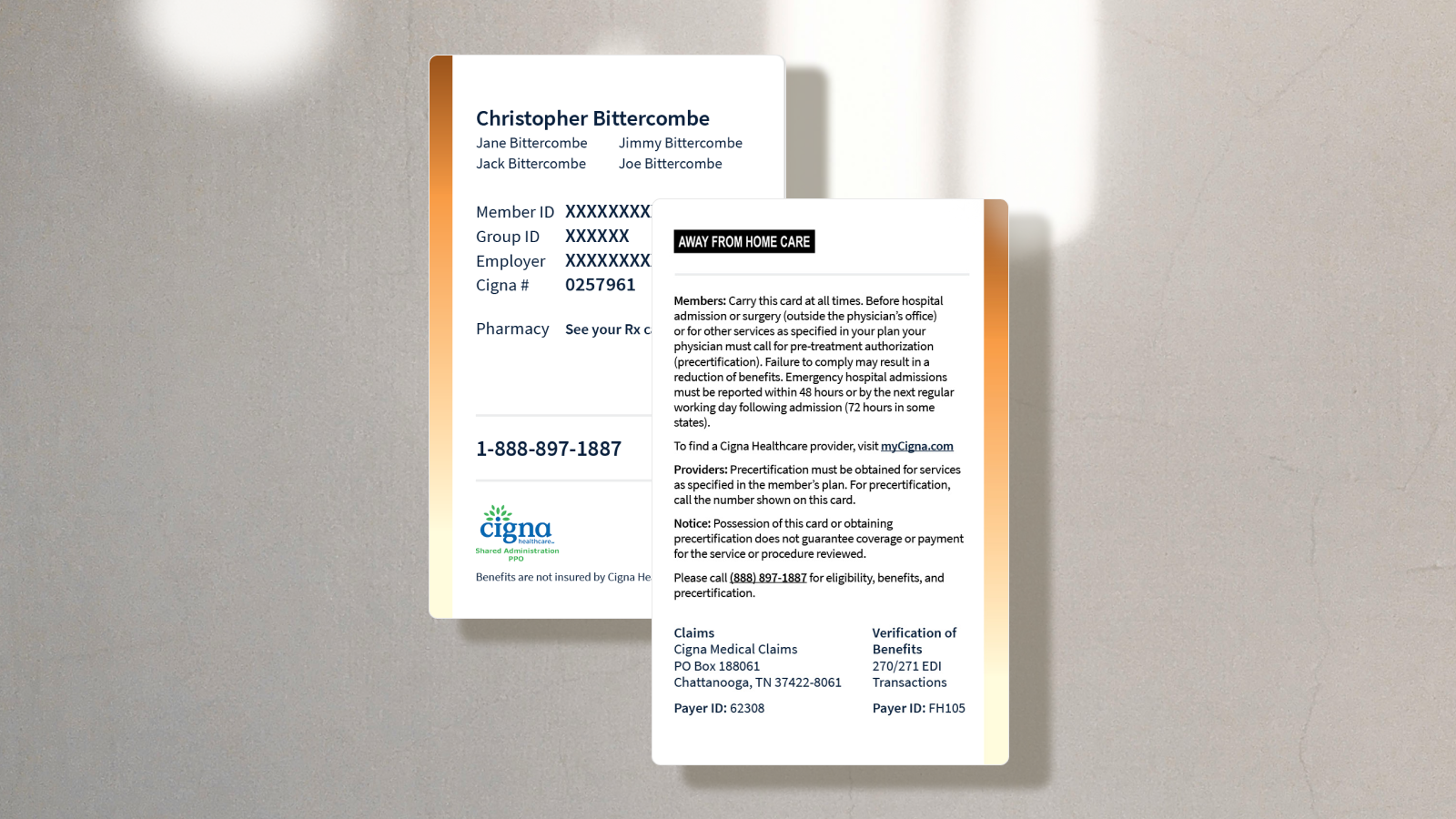 Firefly Health 2025 ID Card Front and Back