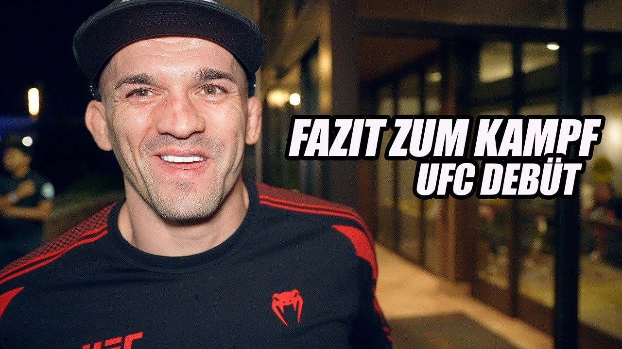 Roberto Soldić u UFC dresu poslije debija, kadar s YouTube thumbnaila intervjua Riecht Grün