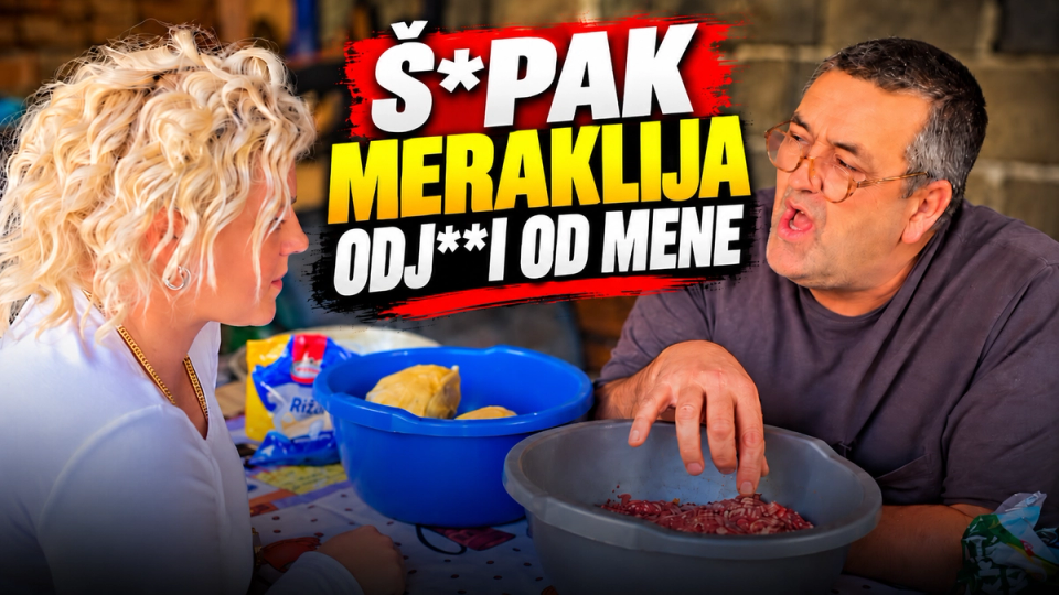 Ibrahim Smajić za stolom, naslovnica teksta o ocu i sinu iz Bukve