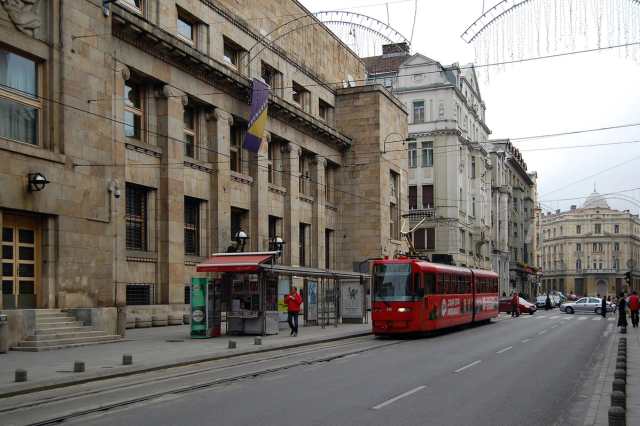 Zgrada Centralne banke u Sarajevu, arhivska fotografija.