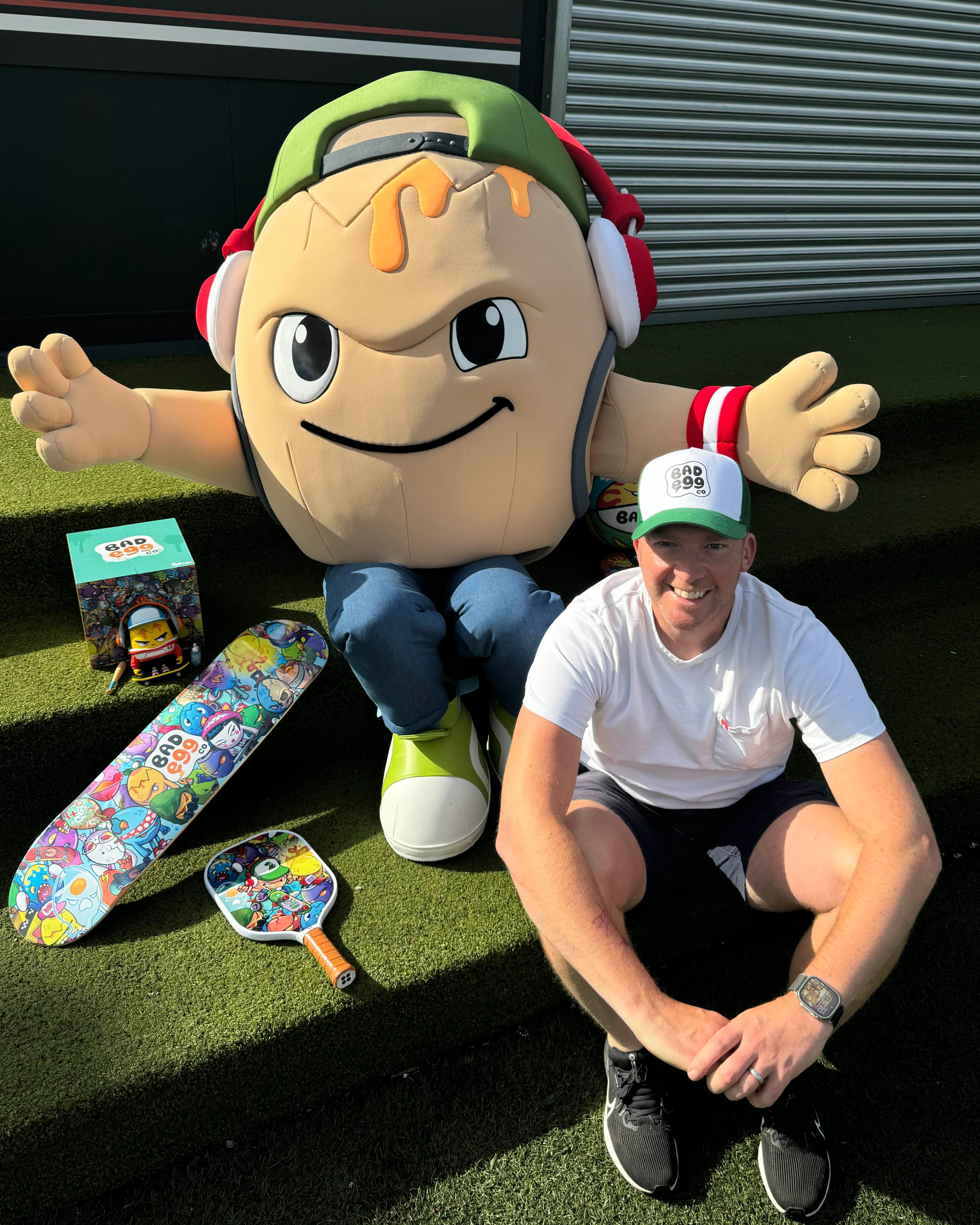 Two egg characters, Chief Egg and Benny, facing each other.