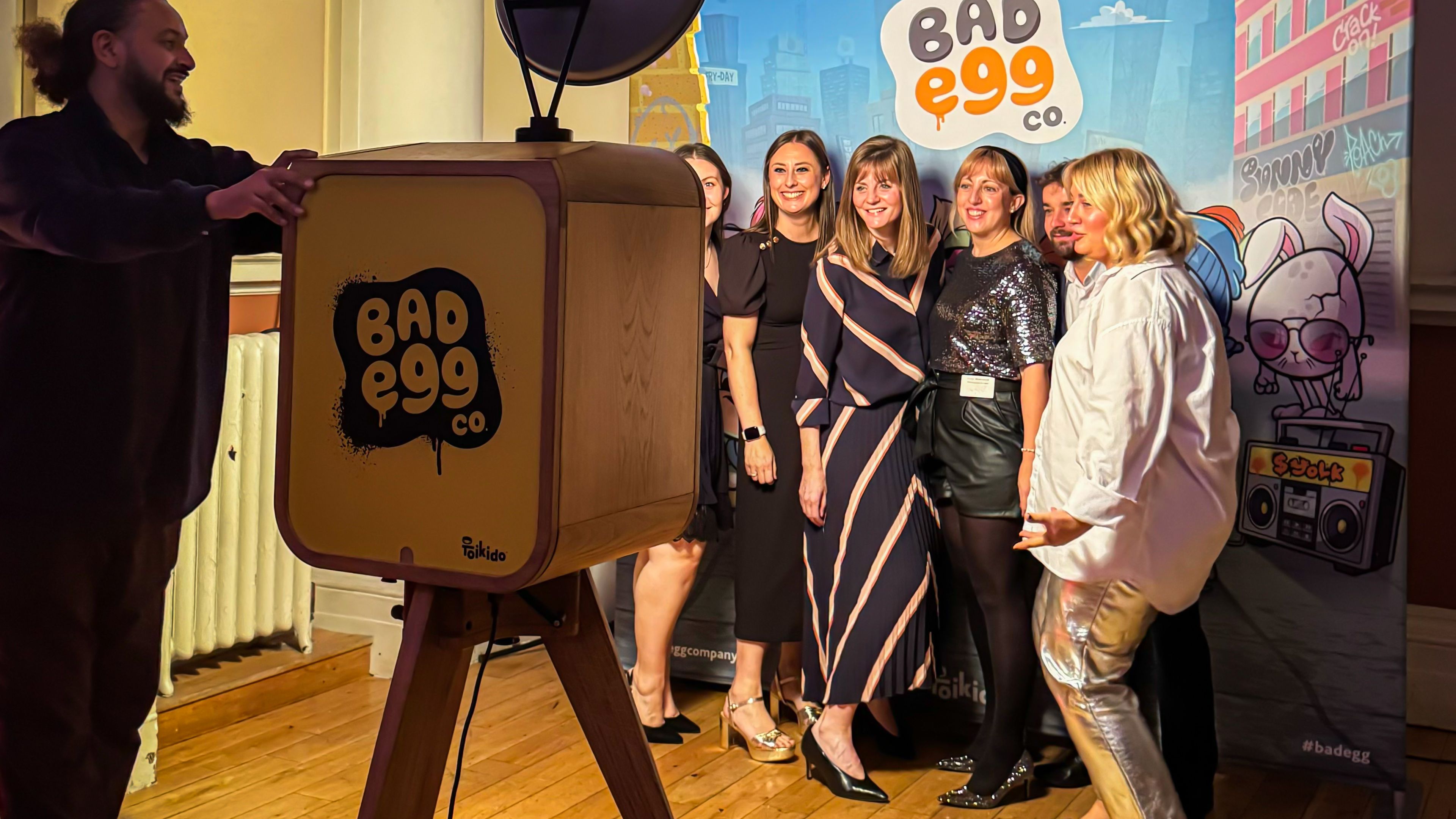Photo booth at TIGA Gaming Industry Awards After Party.