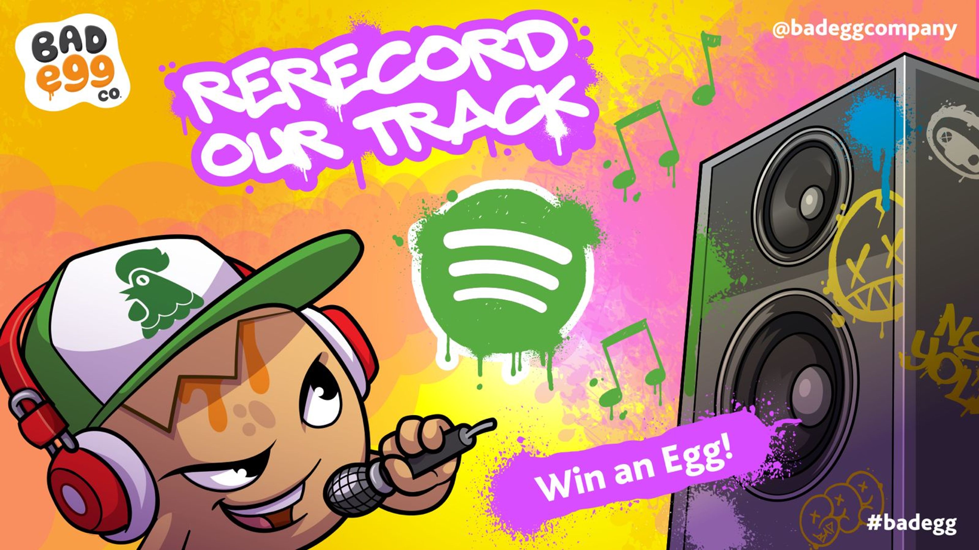 Bad Egg Company Rerecording Contest promotional image