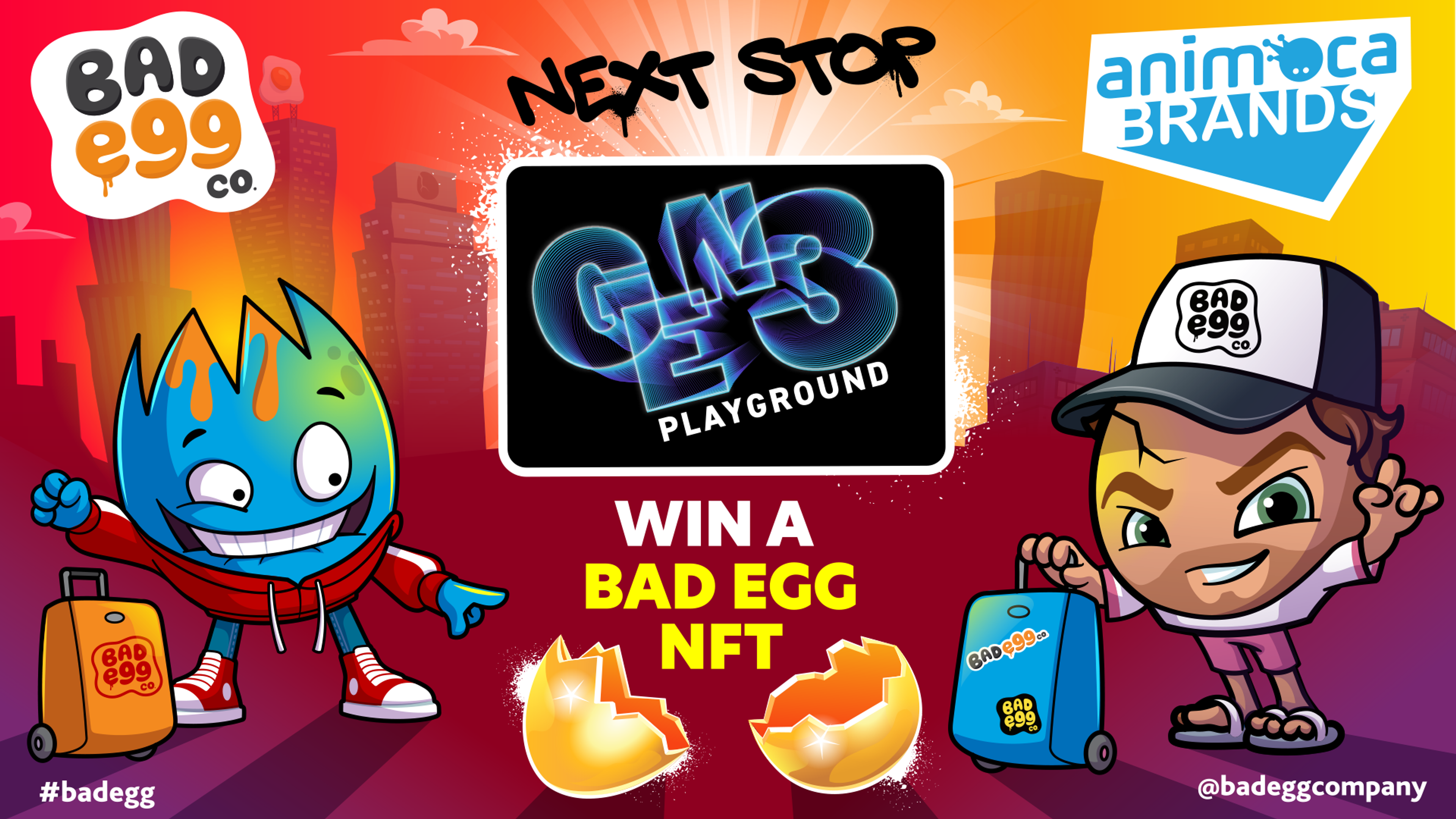 Bad Egg NFT giveaway at GEN3 Playground event in Hong Kong