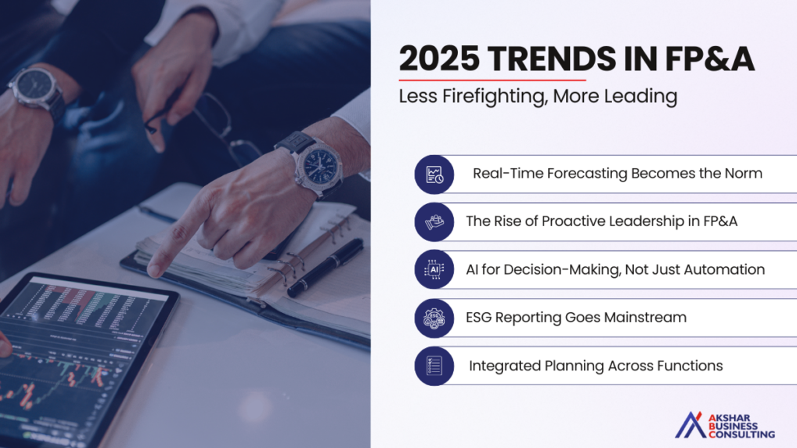 2025 Trends in FP&A: Less Firefighting, More Leading