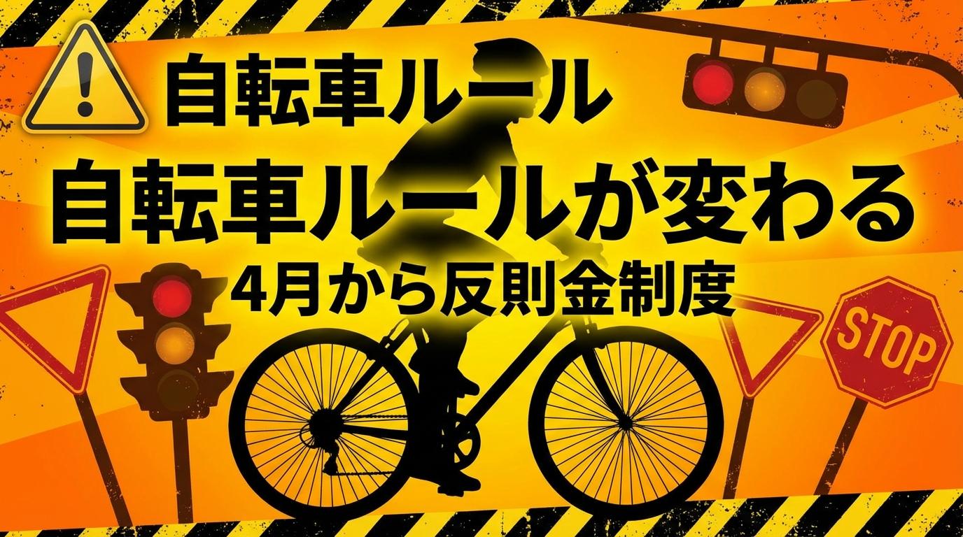 自転車青切符4月施行〜SDGs目標11「安全な都市」と交通ルール改正〜