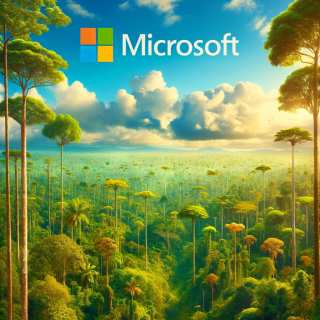 マイクロソフトが推進するカーボンネガティブ戦略：ブラジルでの森林再生による炭素除去クレジット
