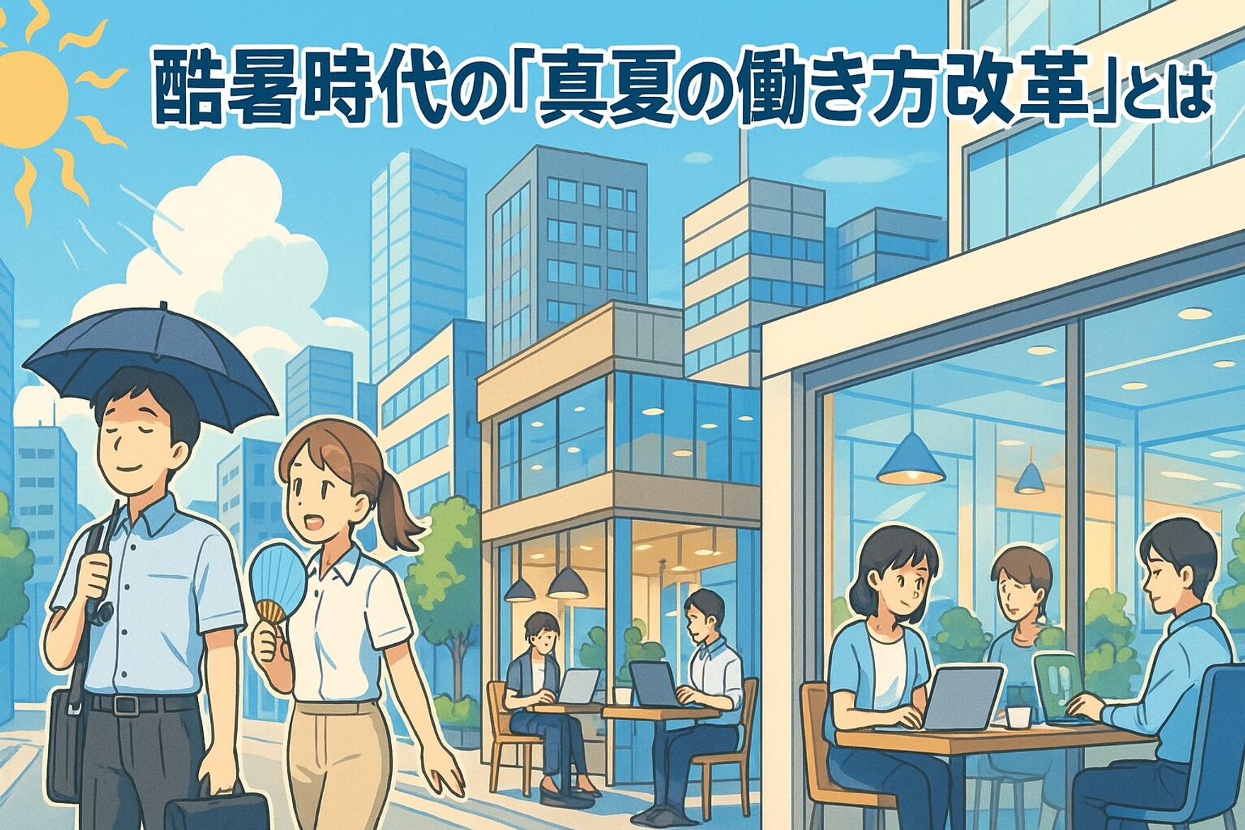 酷暑時代の「真夏の働き方改革」とは？SDGs視点で企業の生産性向上と気候変動適応を解説