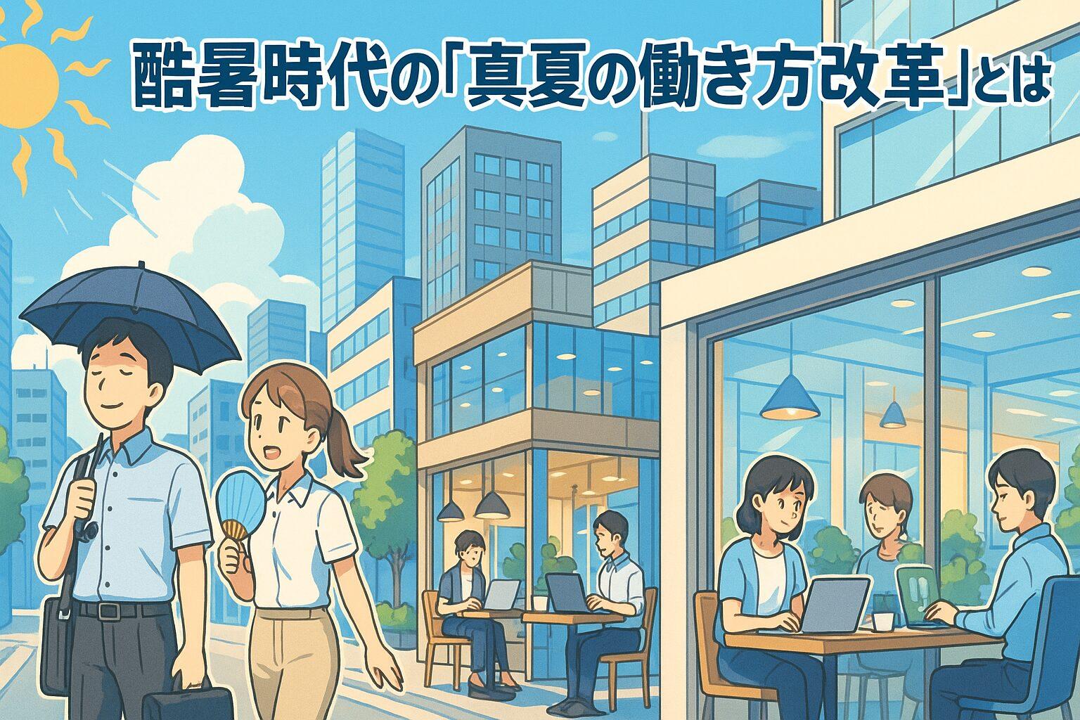 酷暑時代の「真夏の働き方改革」とは?SDGs視点で企業の生産性向上と気候変動適応を解説