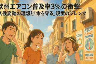 欧州エアコン普及率3%の衝撃。気候変動の理想と「命を守る」現実のジレンマをSDGs視点で解説