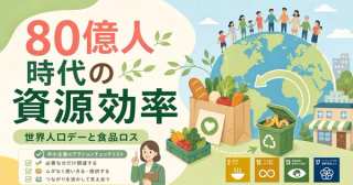 世界人口デー2026｜80億人時代に中小企業ができる食品ロス・資源効率5策