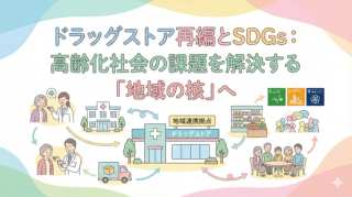 💊 ドラッグストア再編とSDGs：高齢化社会の課題を解決する「地域の核」へ