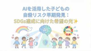 AIを活用した子どもの自殺リスク早期発見：SDGs達成に向けた希望の光✨