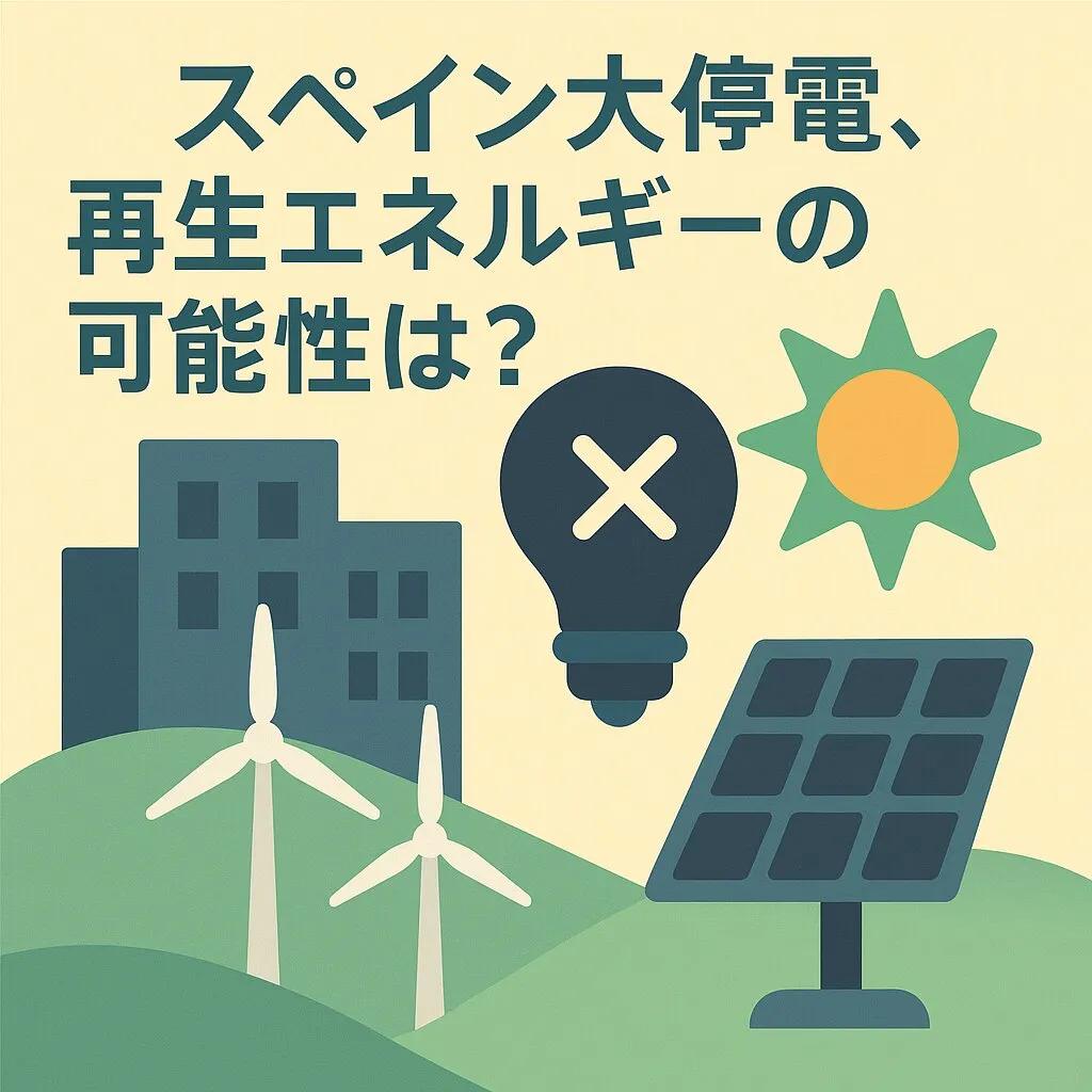 スペイン大停電は他人事ではない。再生可能エネルギーの安定性と日本の課題