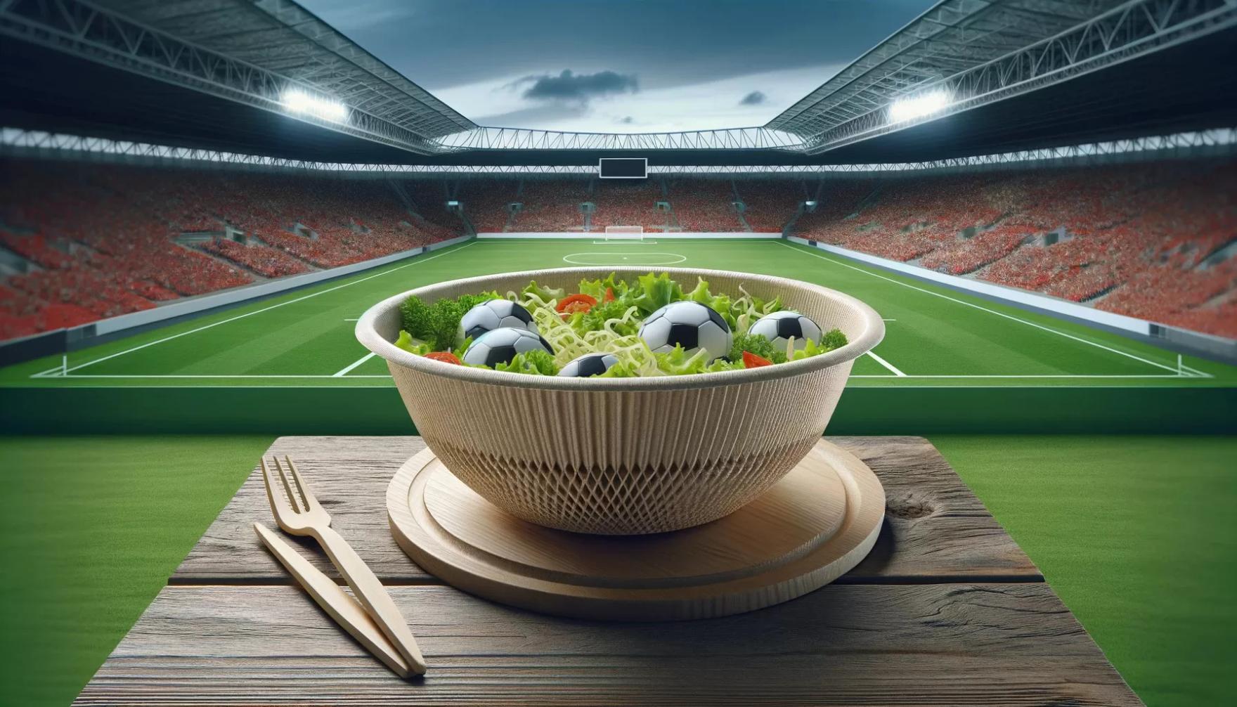 循環型サステナブル食器「edish」がサッカーJ3リーグでデビュー:丸紅の環境イノベーション