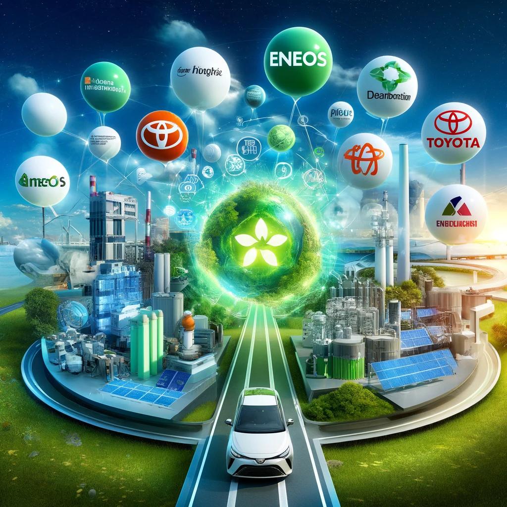 自動車業界の脱炭素革命:出光興産・ENEOS・トヨタ・三菱重工業の共同挑戦