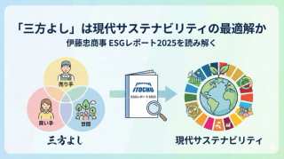 「三方よし」は現代サステナビリティの最適解か──伊藤忠商事 ESGレポート2025を読み解く