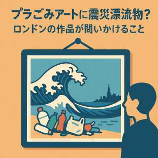プラごみアートに震災漂流物？ロンドンの作品が問いかけること