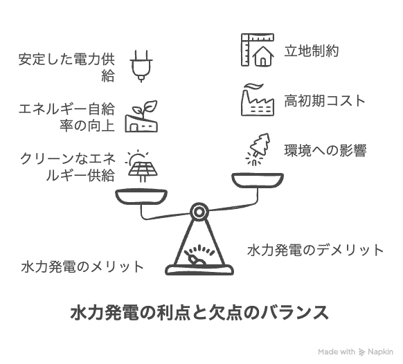水力発電とは?仕組み・メリット・デメリットを分かりやすく解説【SDGs貢献も】
