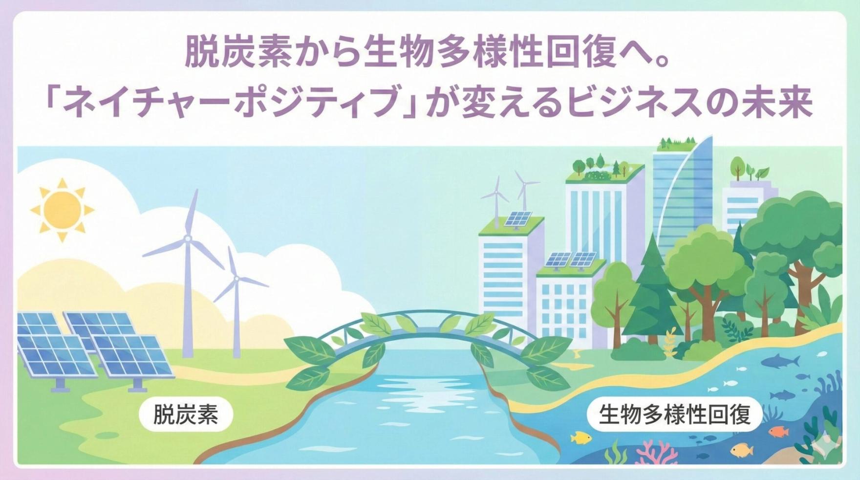 「ネットゼロ」の次は「ネイチャーポジティブ」へ。2026年の新常識とサステナ×AI活用