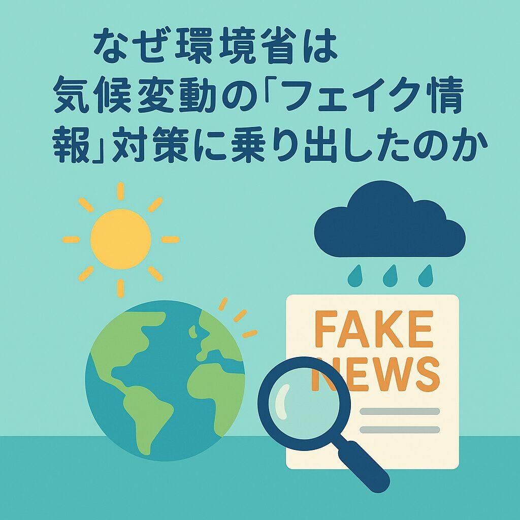 【専門家解説】なぜ環境省は気候変動の「フェイク情報」対策に乗り出したのか?SDGsへの影響と私たちができること