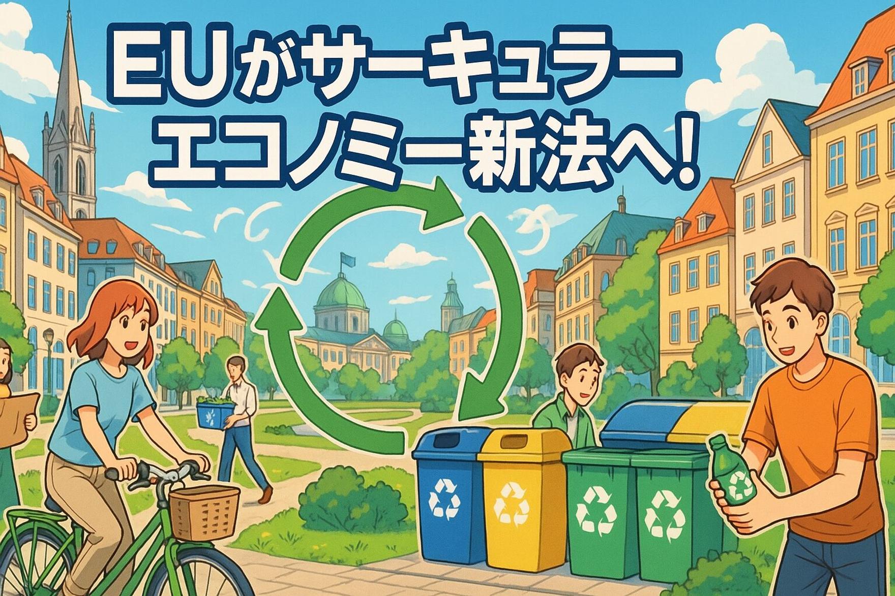EUがサーキュラーエコノミー新法へ！日本企業への影響とSDGsの未来を編集長が解説