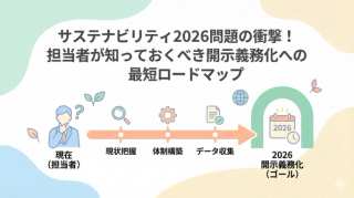 サステナビリティ2026問題の衝撃！担当者が知っておくべき開示義務化への最短ロードマップ