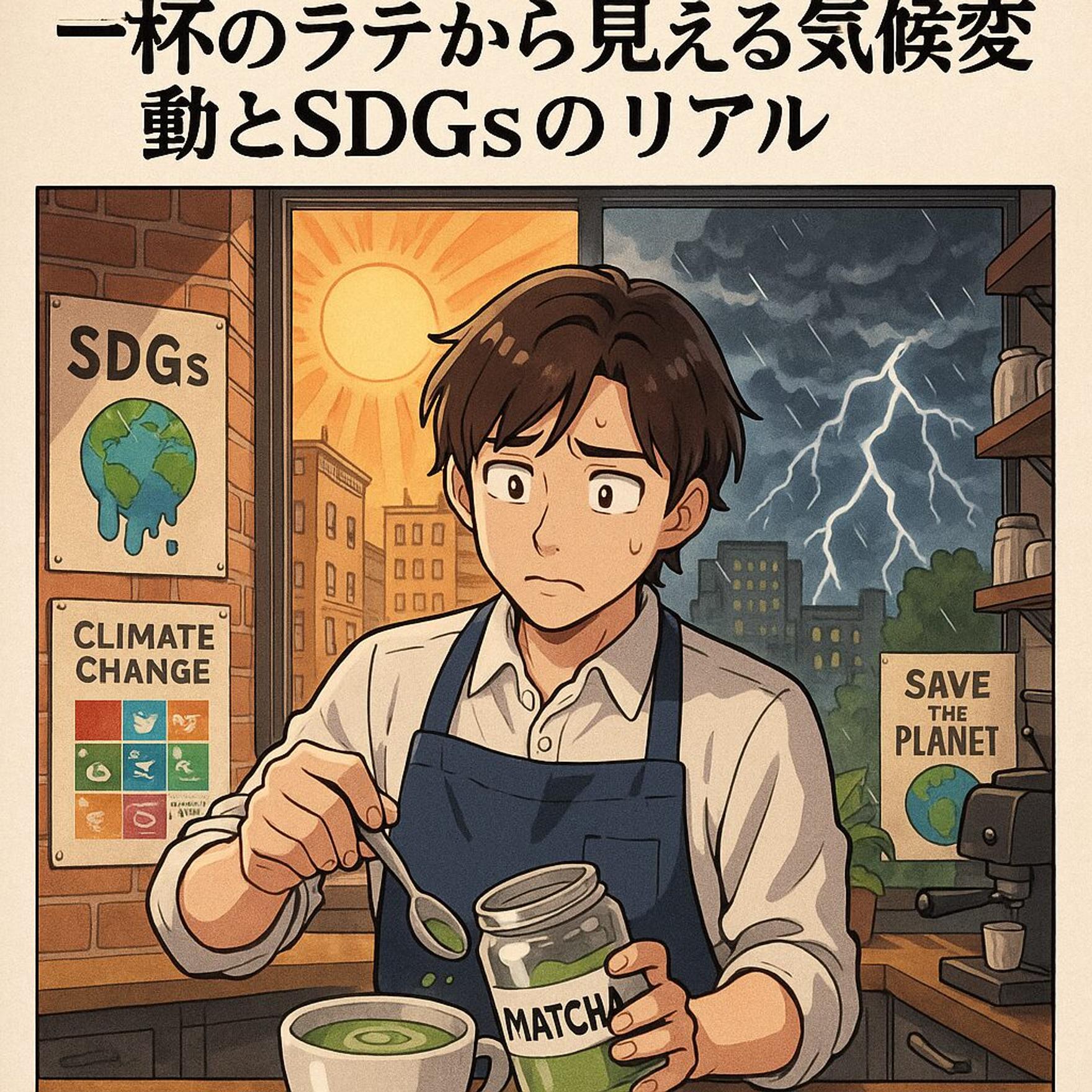 NYを揺るがす抹茶不足：一杯のラテから見える気候変動とSDGsのリアル