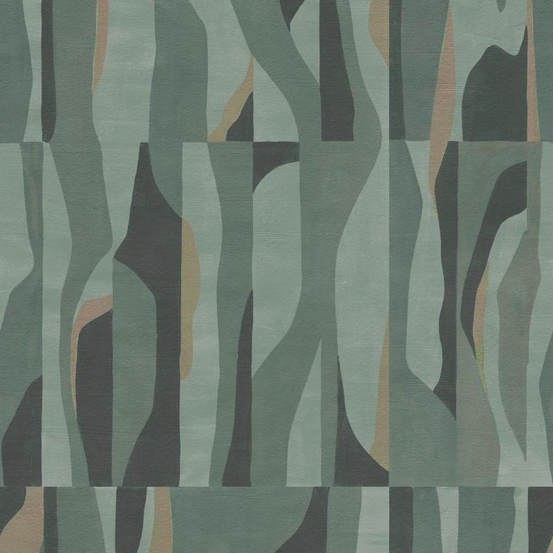 Pattern of design Abstract Tiles in Verde