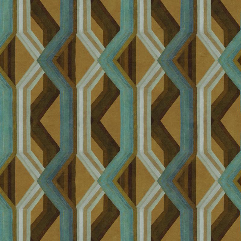 Pattern of design Rhombus in Ocra e Oro