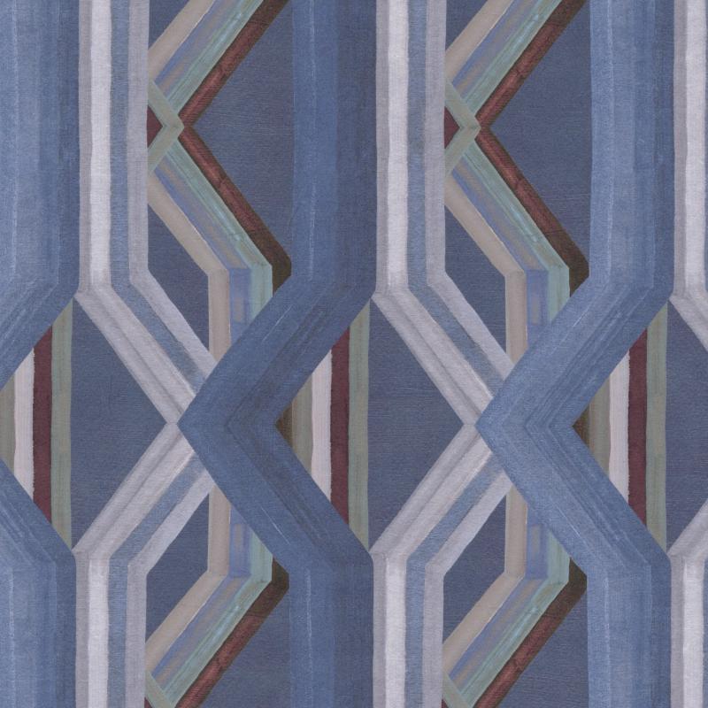 Pattern of design Rhombus Scan in Azzurro Cielo
