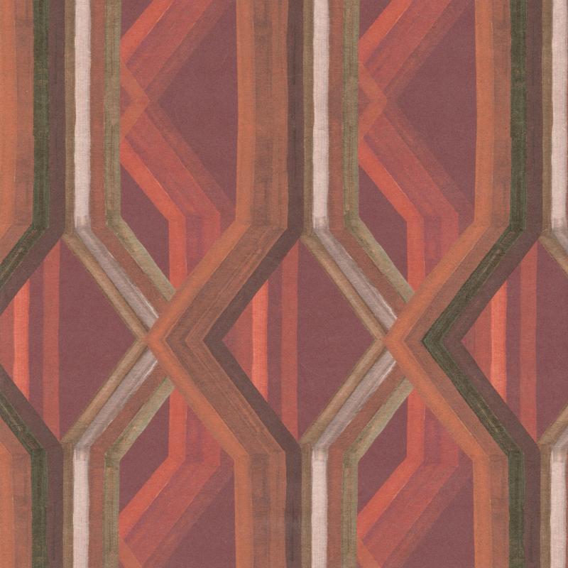 Pattern of design Rhombus Scan in Rosso