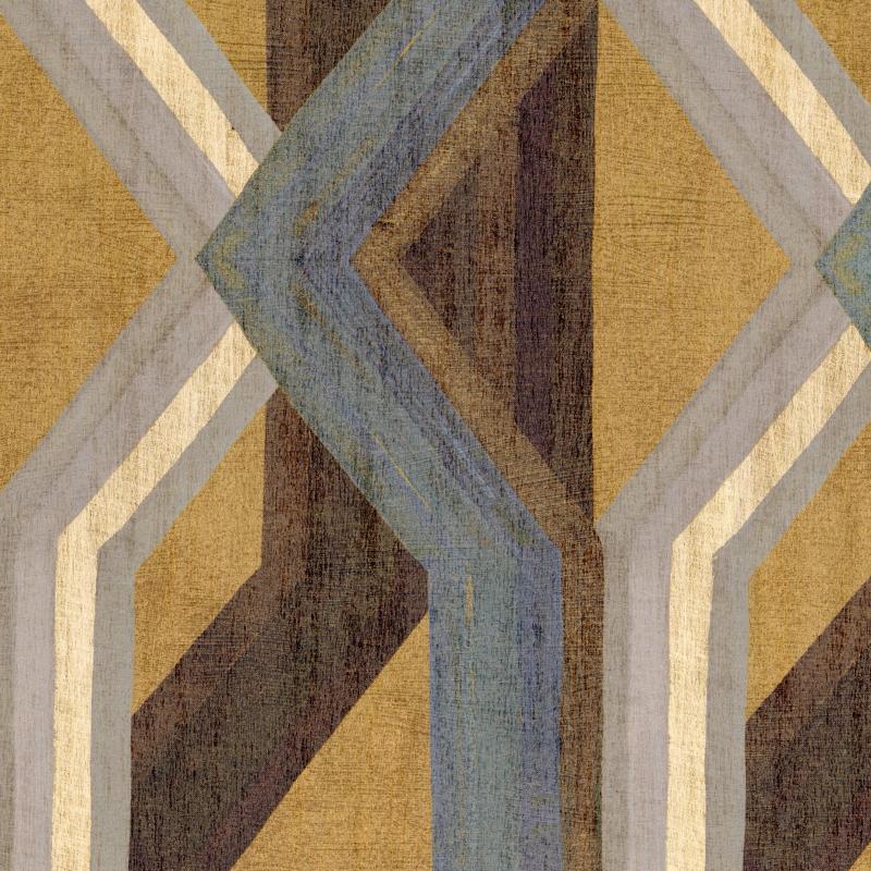 Pattern of design Rhombus Scan in Ocra e Oro