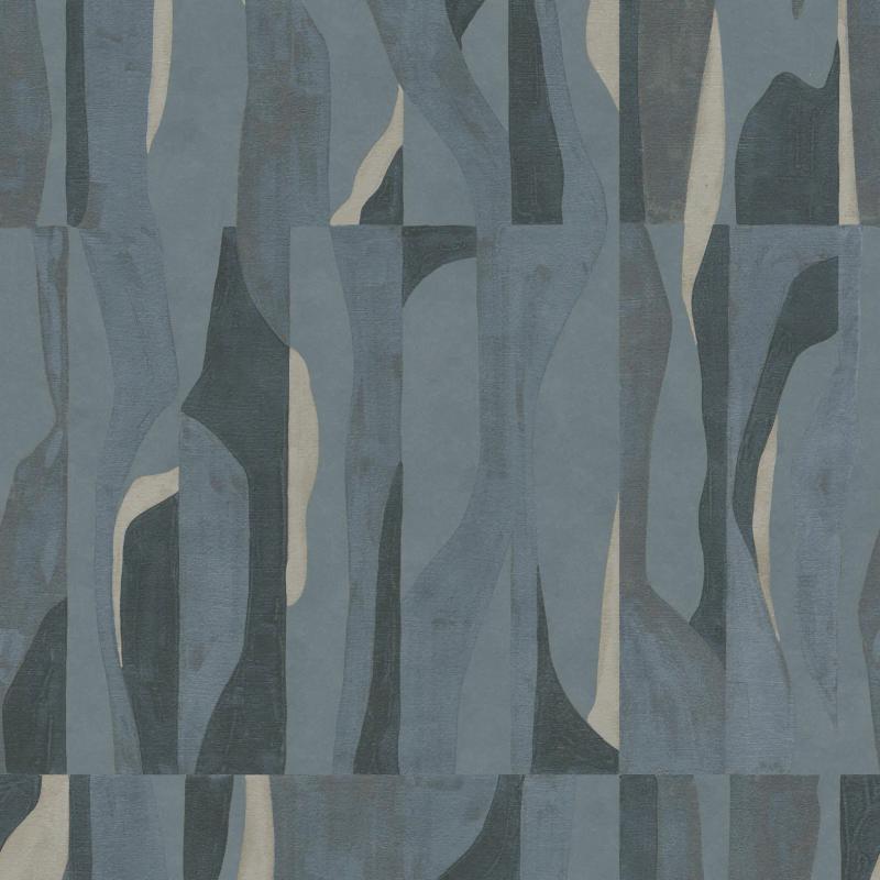 Pattern of design Abstract Tiles in Blu