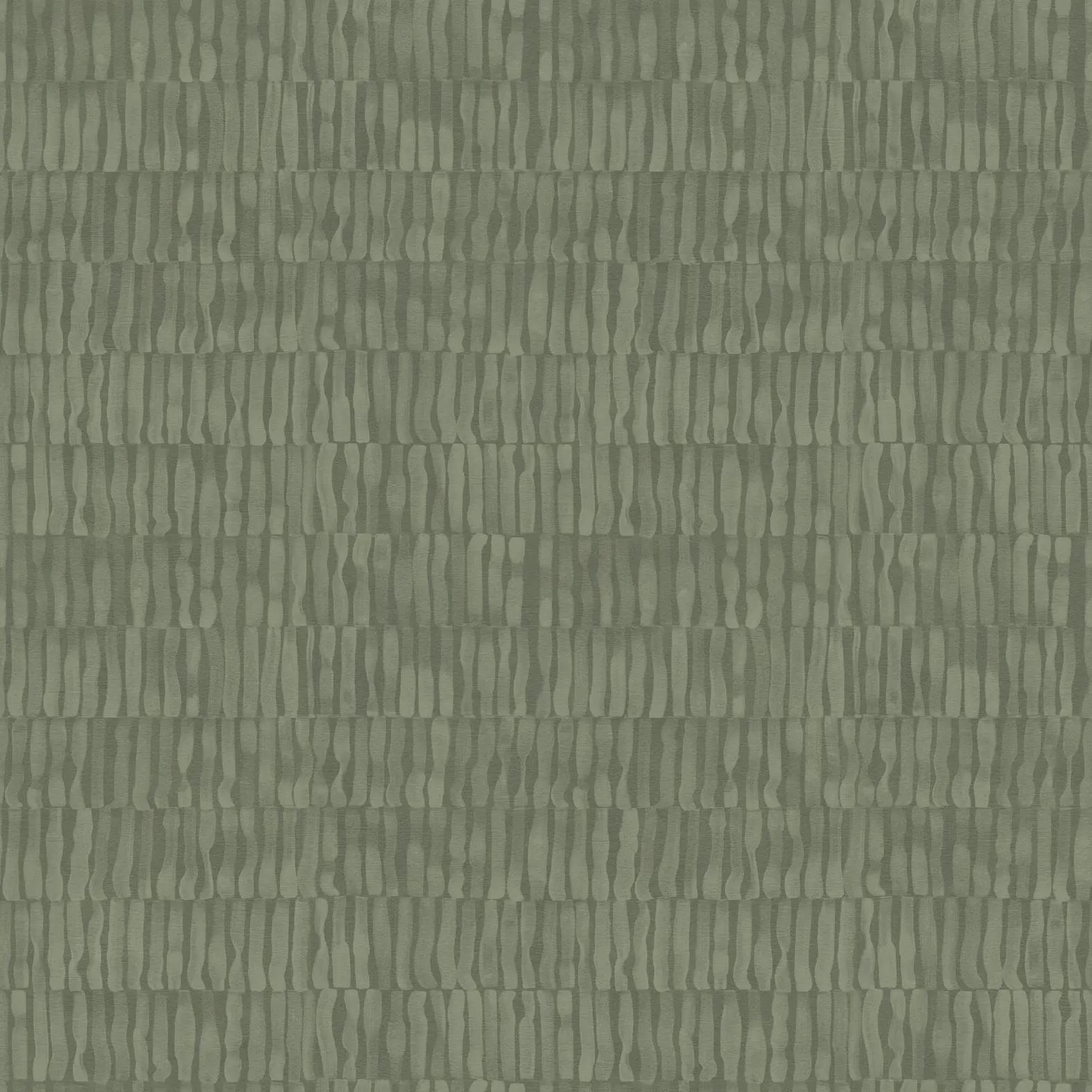 Pattern of design Bamboo in Olive Green