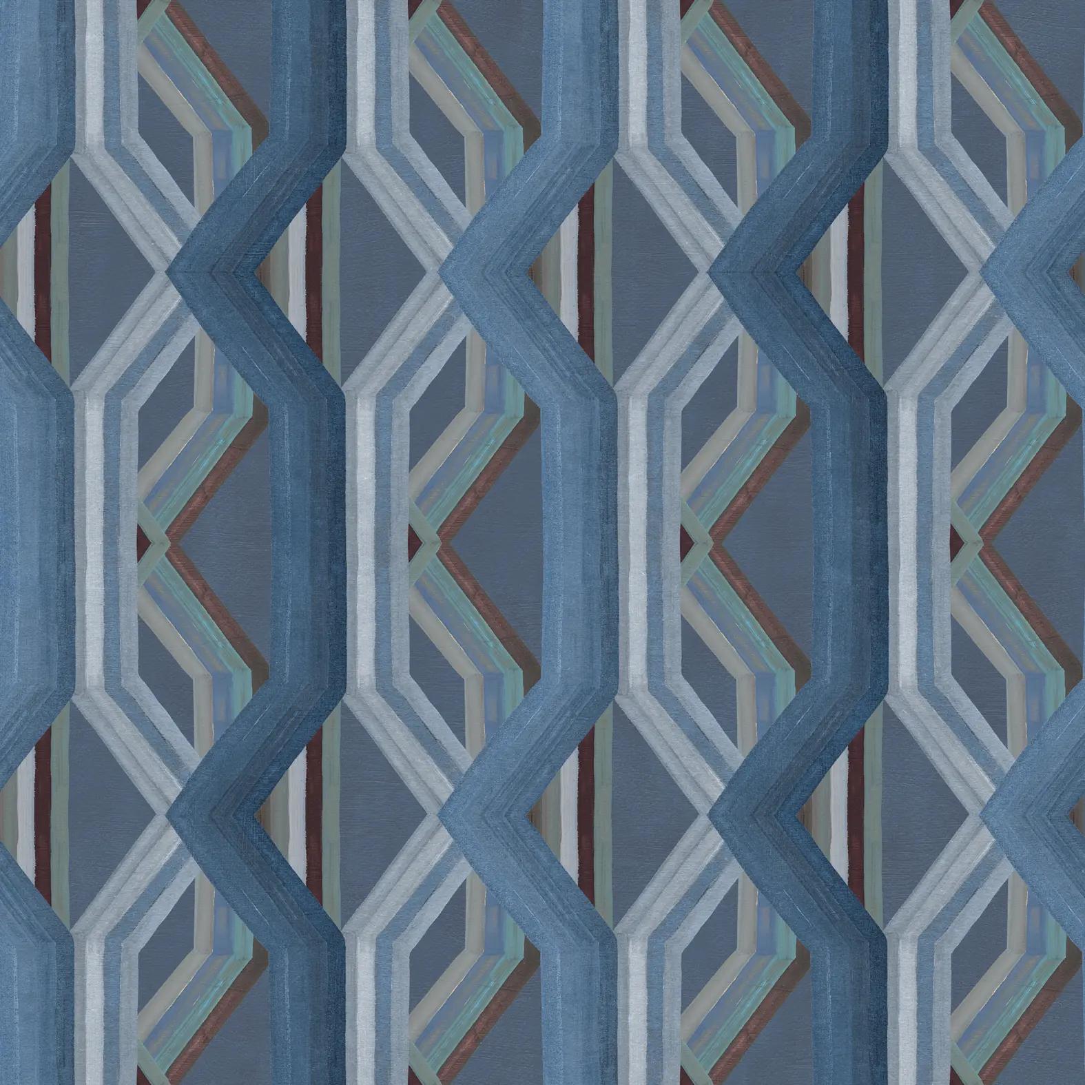 Pattern of design Rhombus in Blue Sky